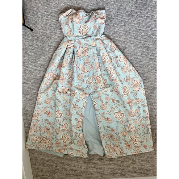 SACHIN & BABI Wedding floral Brielle gown, Gorgeous Formal Elegant Dress SZ 6 - Picture 7 of 15